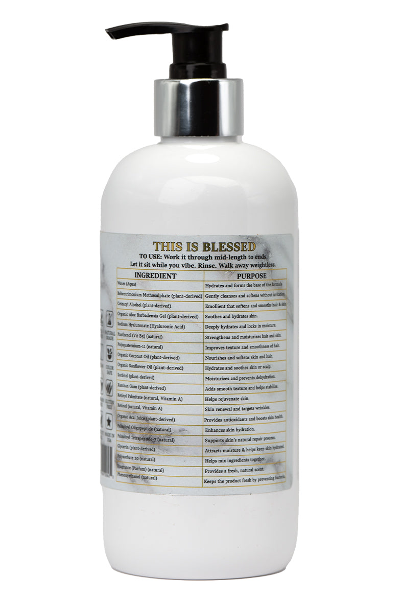 16oz Blessed Luxury Cloud Cream Plant Powered Conditioner